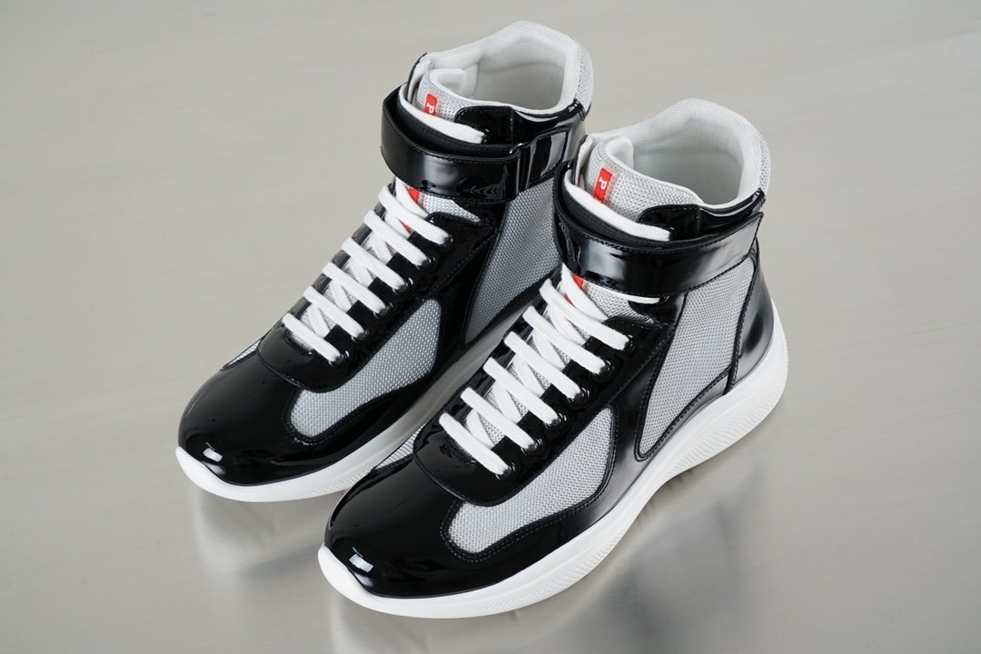 Prada America’s Cup high-top sneakers