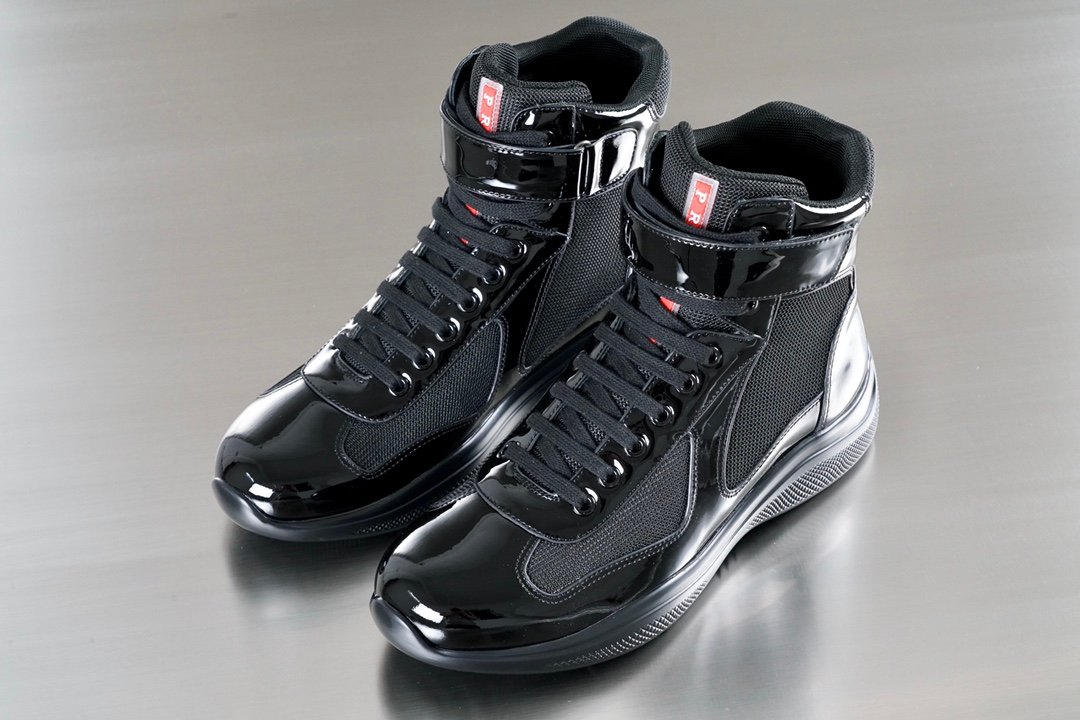 Prada America’s Cup high-top sneakers
