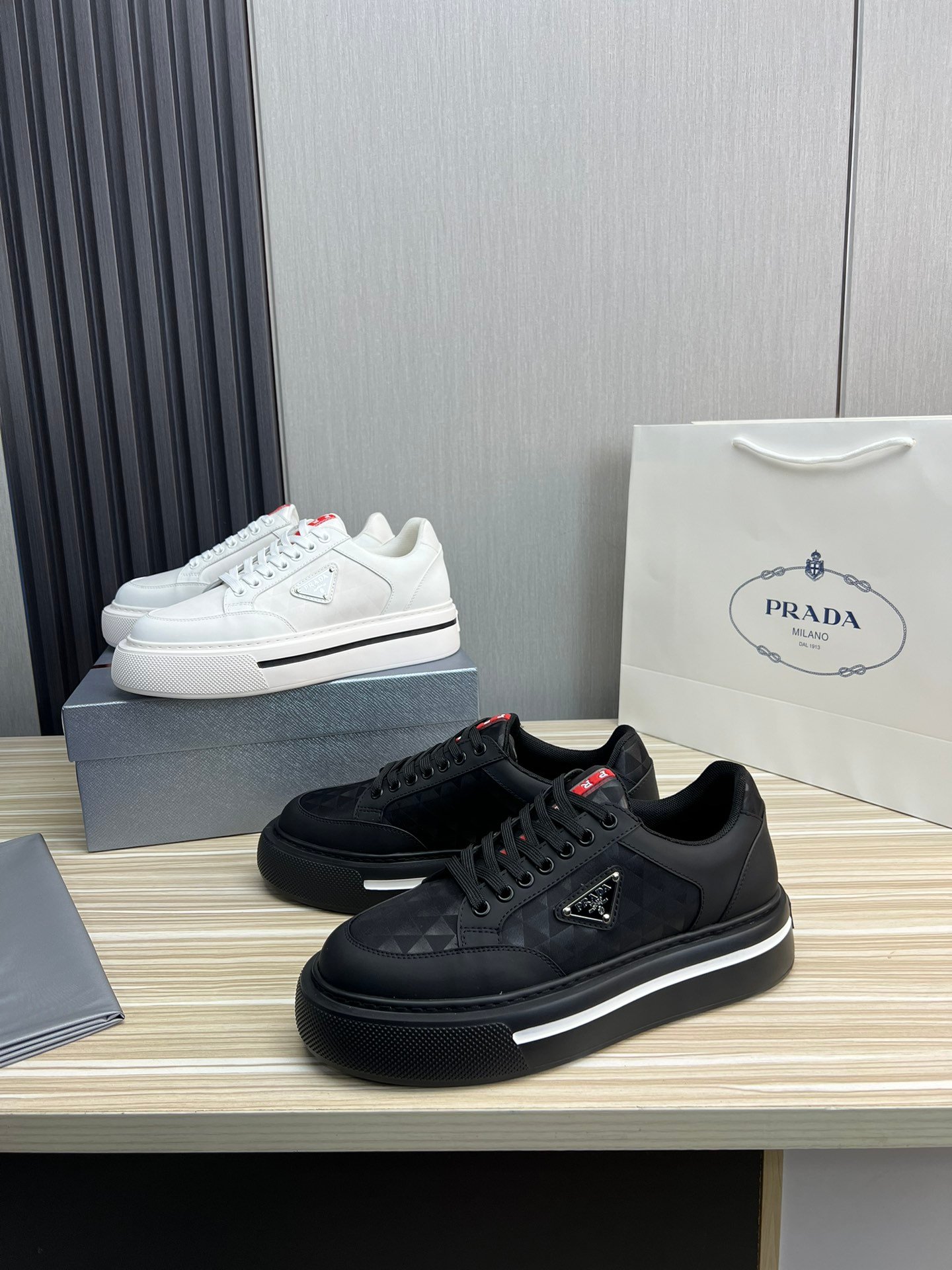 Prada Cloudbust Thunder high-top sneakers